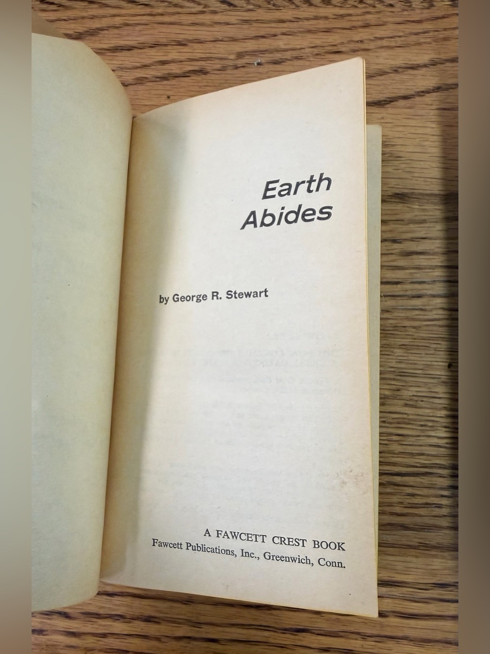 Earth Abides (Stewart) book lot of 3 hardcover with dust jacket HC & paperback - Picture 16 of 16